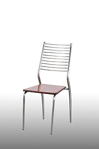 GCD14: Ghế inox mặt gỗ.